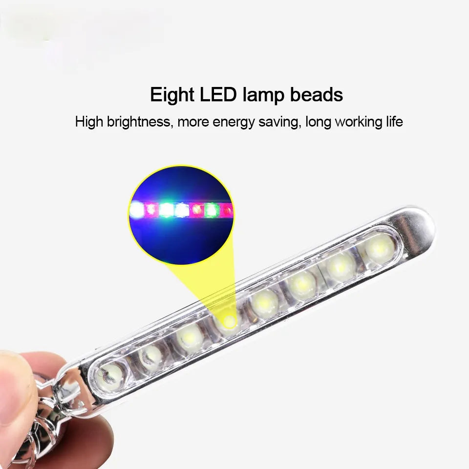 2 Pieces Car Wind Powered Light ABS Daytime Running Light for Cars Auto White
